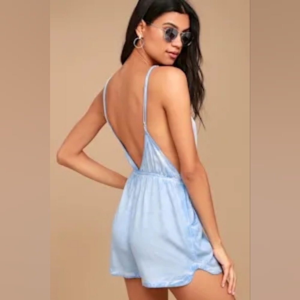 RVCA Denim Romper